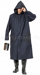 Плащ  прорезиненный
